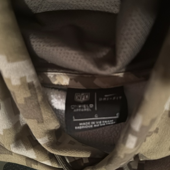 Nike Limited Edition Kansas City Chiefs Salute to Service Camo Hoodie Mens L - Picture 2 of 4